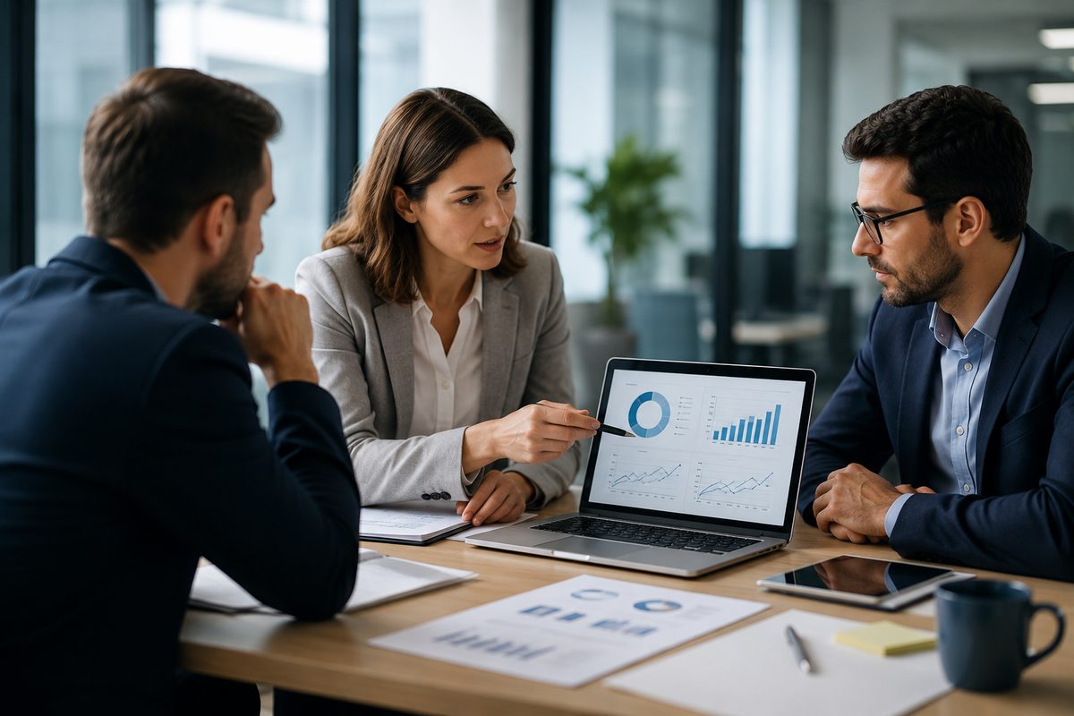 Équipe en revue de qualité logicielle