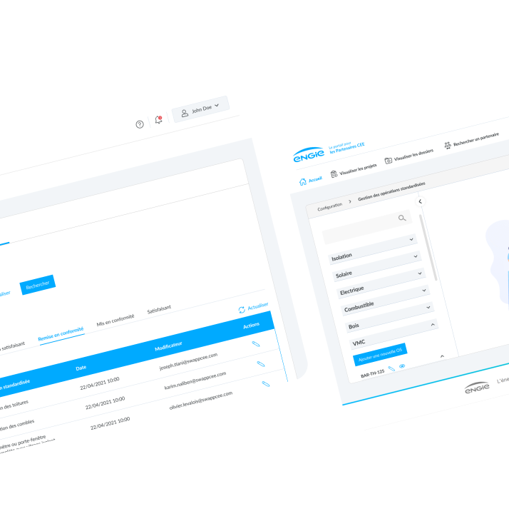 Réalisation Engie - Application énergétique et design